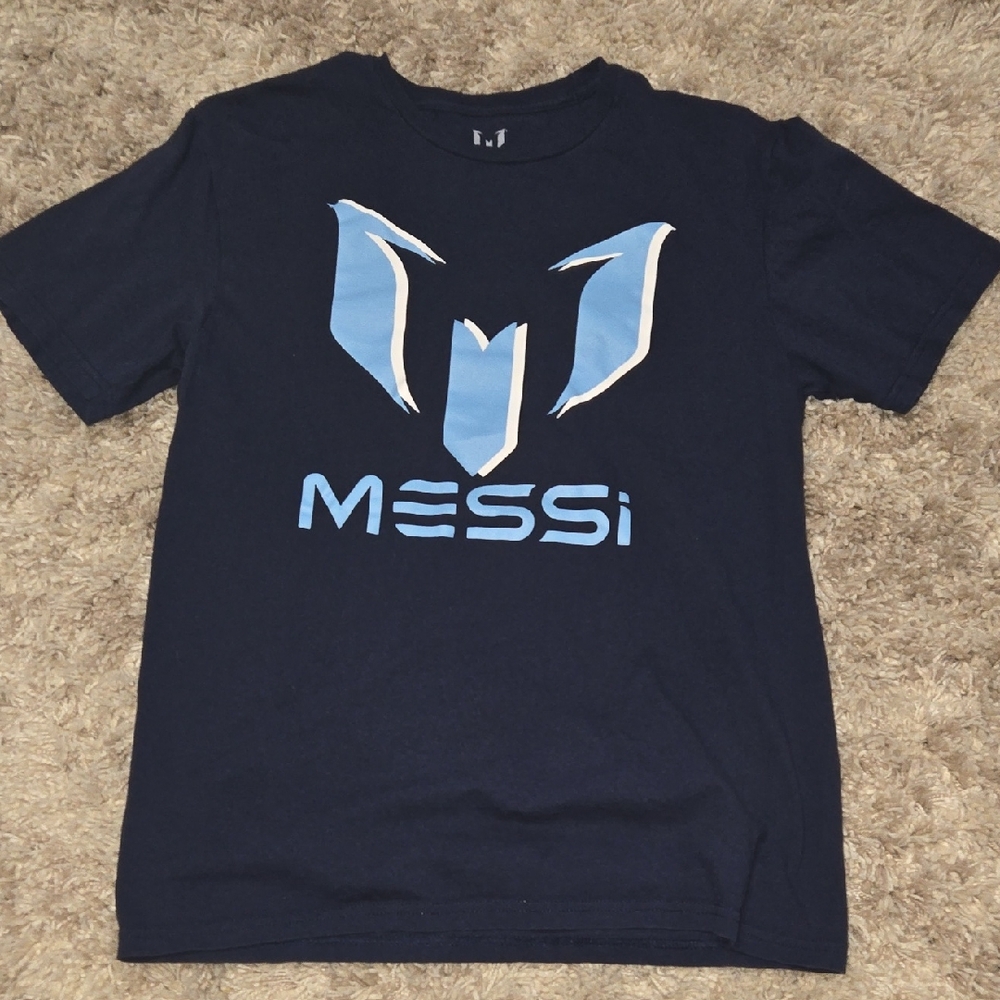 Messi Navy Blue Graphic Tee